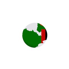 Zambia Flag Map Geography Outline 1  Mini Magnets by Sapixe