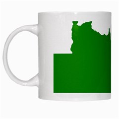 Zambia Flag Map Geography Outline White Mugs by Sapixe