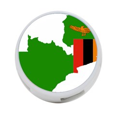 Zambia Flag Map Geography Outline 4-port Usb Hub (two Sides) by Sapixe