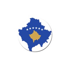 Kosovo Country Europe Flag Borders Golf Ball Marker by Sapixe