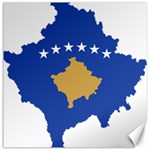 Kosovo Country Europe Flag Borders Canvas 20  x 20  19 x19.27  Canvas - 1