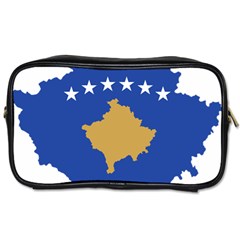 Kosovo Country Europe Flag Borders Toiletries Bag (one Side) by Sapixe