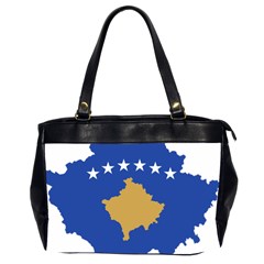 Kosovo Country Europe Flag Borders Oversize Office Handbag (2 Sides) by Sapixe