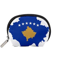 Kosovo Country Europe Flag Borders Accessory Pouch (small) by Sapixe