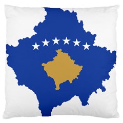 Kosovo Country Europe Flag Borders Standard Flano Cushion Case (one Side) by Sapixe