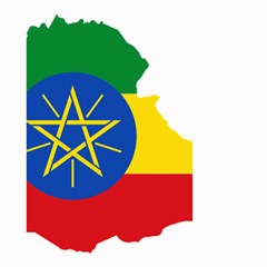 Ethiopia Flag Map Geography Small Garden Flag (two Sides) by Sapixe