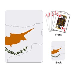 Cyprus Country Europe Flag Borders Playing Cards Single Design (rectangle) by Sapixe