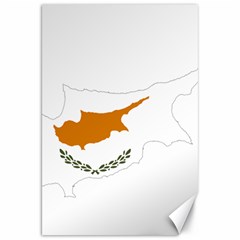 Cyprus Country Europe Flag Borders Canvas 20  X 30  by Sapixe