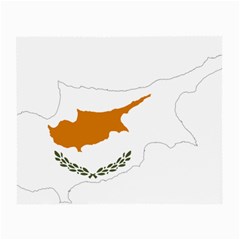 Cyprus Country Europe Flag Borders Small Glasses Cloth (2 Sides) by Sapixe