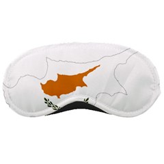 Cyprus Country Europe Flag Borders Sleeping Mask by Sapixe