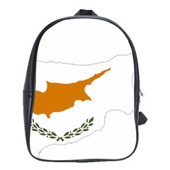 Cyprus Country Europe Flag Borders School Bag (large) by Sapixe