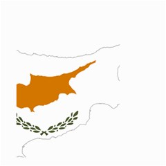 Cyprus Country Europe Flag Borders Small Garden Flag (two Sides) by Sapixe