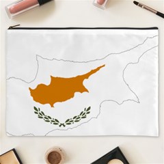 Cyprus Country Europe Flag Borders Cosmetic Bag (xxxl) by Sapixe