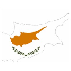 Cyprus Country Europe Flag Borders Double Sided Flano Blanket (medium)  by Sapixe