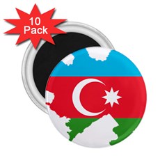 Borders Country Flag Geography Map 2 25  Magnets (10 Pack)  by Sapixe