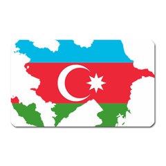 Borders Country Flag Geography Map Magnet (rectangular) by Sapixe