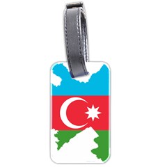 Borders Country Flag Geography Map Luggage Tag (two Sides) by Sapixe