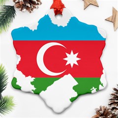 Borders Country Flag Geography Map Ornament (snowflake) by Sapixe