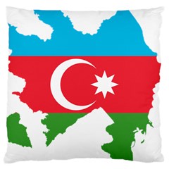 Borders Country Flag Geography Map Large Cushion Case (two Sides) by Sapixe