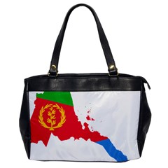 Eritrea Flag Map Geography Outline Oversize Office Handbag by Sapixe