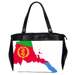 Eritrea Flag Map Geography Outline Oversize Office Handbag (2 Sides) by Sapixe