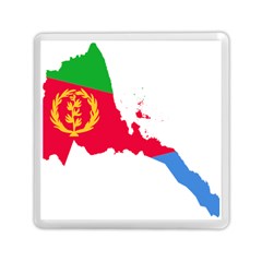 Eritrea Flag Map Geography Outline Memory Card Reader (square) by Sapixe