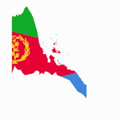 Eritrea Flag Map Geography Outline Small Garden Flag (two Sides) by Sapixe