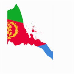 Eritrea Flag Map Geography Outline Large Garden Flag (two Sides) by Sapixe