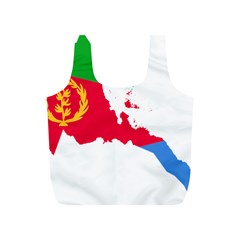 Eritrea Flag Map Geography Outline Full Print Recycle Bag (s) by Sapixe