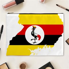 Uganda Flag Map Geography Outline Cosmetic Bag (xl) by Sapixe