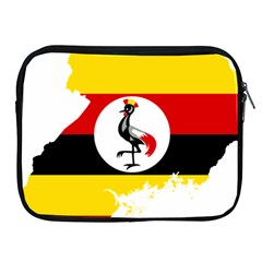 Uganda Flag Map Geography Outline Apple Ipad 2/3/4 Zipper Cases by Sapixe