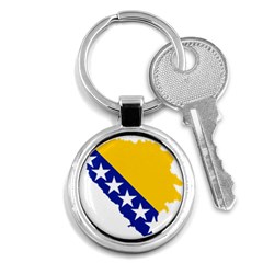 Bosnia And Herzegovina Country Key Chain (round) by Sapixe