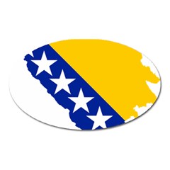 Bosnia And Herzegovina Country Oval Magnet by Sapixe