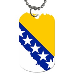 Bosnia And Herzegovina Country Dog Tag (two Sides) by Sapixe