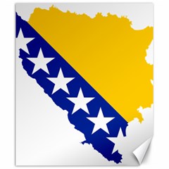 Bosnia And Herzegovina Country Canvas 20  X 24  by Sapixe