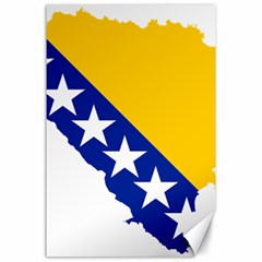 Bosnia And Herzegovina Country Canvas 24  X 36  by Sapixe