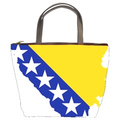 Bosnia And Herzegovina Country Bucket Bag by Sapixe