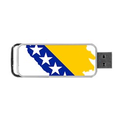 Bosnia And Herzegovina Country Portable Usb Flash (one Side) by Sapixe