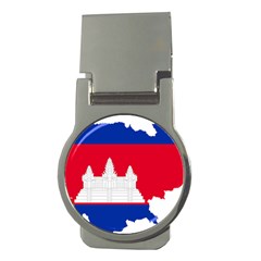 Borders Country Flag Geography Map Money Clips (round)  by Sapixe