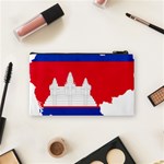 Borders Country Flag Geography Map Cosmetic Bag (Small) Back