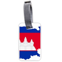 Borders Country Flag Geography Map Luggage Tag (one Side) by Sapixe