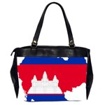 Borders Country Flag Geography Map Oversize Office Handbag (2 Sides) Back