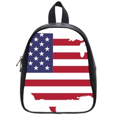 America Art Borders Cartography School Bag (small) by Sapixe