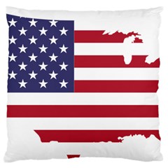 America Art Borders Cartography Standard Flano Cushion Case (one Side) by Sapixe