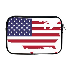 America Art Borders Cartography Apple Macbook Pro 17  Zipper Case by Sapixe