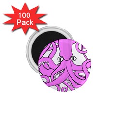 Squid Octopus Animal 1 75  Magnets (100 Pack)  by Bajindul