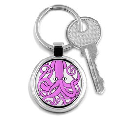 Squid Octopus Animal Key Chain (round) by Bajindul