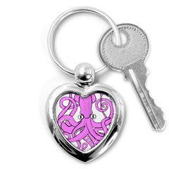 Squid Octopus Animal Key Chain (heart) by Bajindul