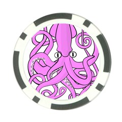 Squid Octopus Animal Poker Chip Card Guard (10 Pack) by Bajindul