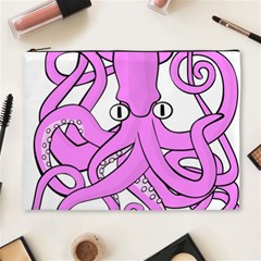 Squid Octopus Animal Cosmetic Bag (xl) by Bajindul